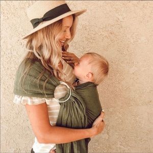 Olive Green Maya Wrap Ring Sling Carrier